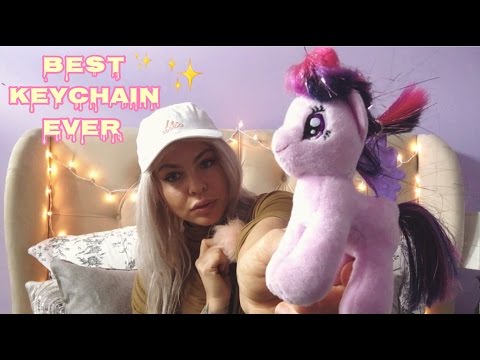 ASMR Life Update | Fluffy Keychain Touches Zzzz