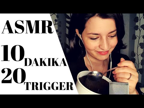 10 DAKİKADA 20 TRIGGER | ASMR TÜRKÇE | TRIGGERINI BUL!