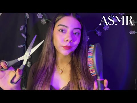 ASMR ☆ CORTE DE CABELLO 💇‍♀️💗 ✂️ susurros 