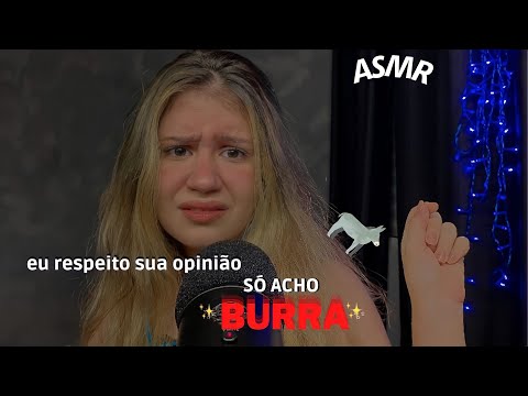 ASMR DISCUTINDO COM VOCÊ EM INAUDÍVEL *eu to certa e vc errado*