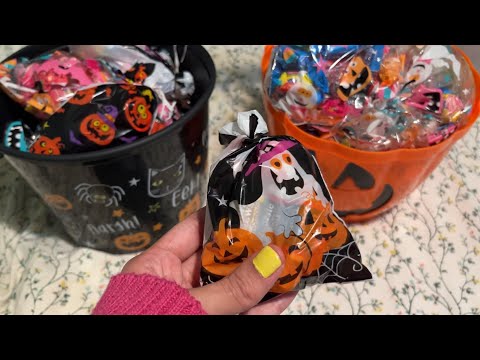 ASMR Halloween Treat Bags - Crinkle Sounds