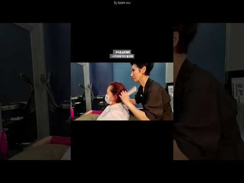 미용실ASMR 시각과청각의 활성화 70대 어머니 그래쥬에이션 #상고컷트 세련되고 젊어보이게~Hair salon ASMR visual and hearing activation