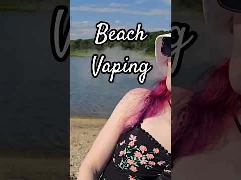 Vaping at a Beach  #asmr #relax #nature #vaping