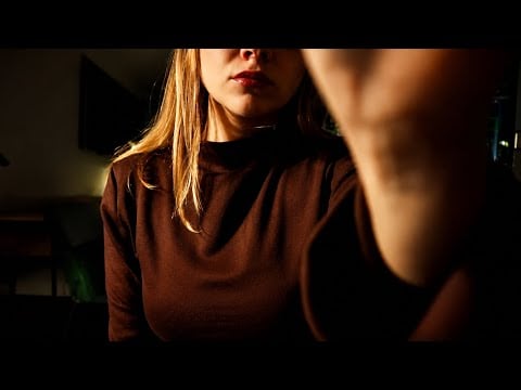ASMR Hypnotic Hand Movements  Guided Relaxation with Rain Sounds