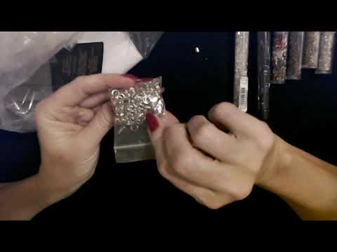 ASMR | Goodwill Jewelry-Making Bag Show & Tell 8-29-2020 (Soft Spoken)