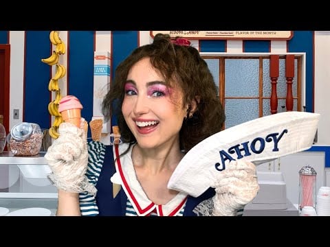 ASMR Scoops Ahoy Training with the 80s Popular Girl 🍦 Stranger Things Roleplay