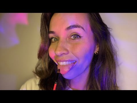 ASMR 😜 SPIT PAINTING 🖌️