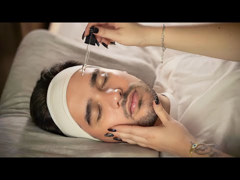 asmr en español SKINCARE A MI NOVIO ASMR NO TALKING Ale ASMR :)