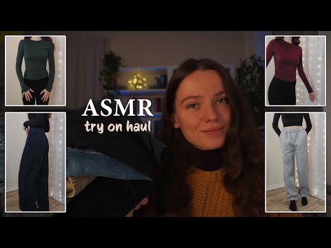 ASMR✧ Try on Haul👖 mit Stoffgeräuschen und ganz viel Flüstern - Show & Tell [German/Deutsch]