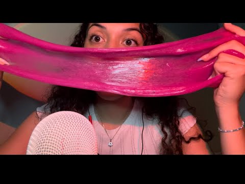 Slime ASMR :) Slime on the mic 🫶🏼