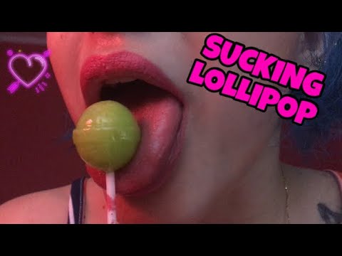 ASMR SUCKING LOLLIPOP 🍭 CHUPANDO PIRULITO | +16