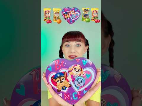 ASMR Paw Patrol Jelly Candy Box  #mukbang #challenge
