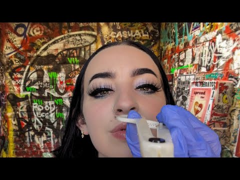 [ASMR] Piercing Your Septum In A Bar Bathroom RP