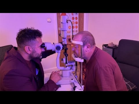 ASMR: Extremely Detailed Slit Lamp Examination 