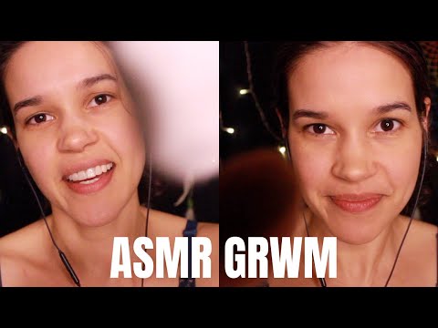 asmr natural skincare / makeup routines on you & me // grwm