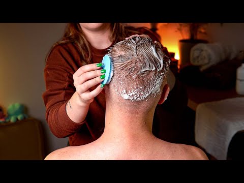 ASMR | Soothing Shampoo & Scalp Care | Intense Relaxation | No Talking