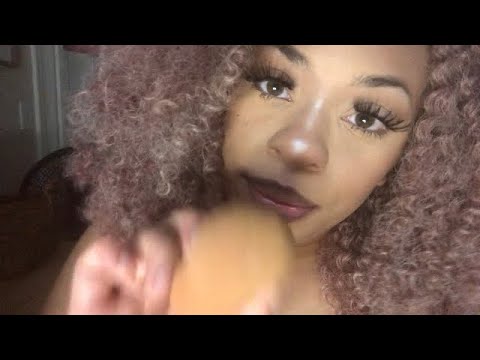 Asmr Doing your makeup- Fast And Aggressive Makeup Application