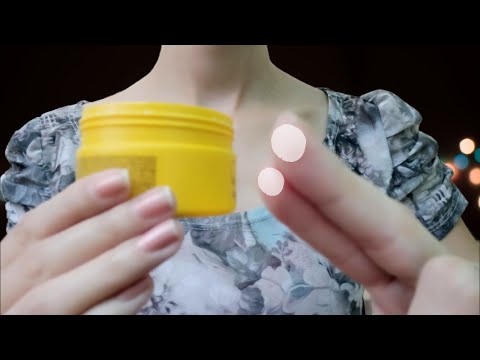 ASMR - HIDRATANDO SEU ROSTO PARA DORMIR ⚠ Binaural