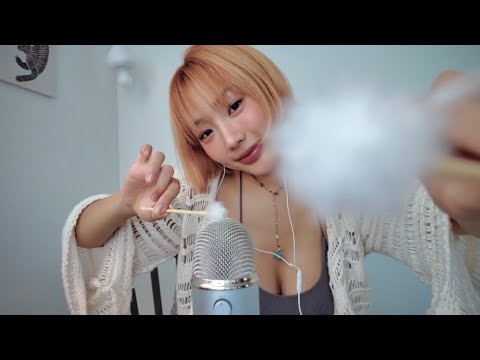 [ASMR] 팅글가득한 단어반복 핸드무브먼트 🪶(trigger words, handmovement, 에코, echo effects)