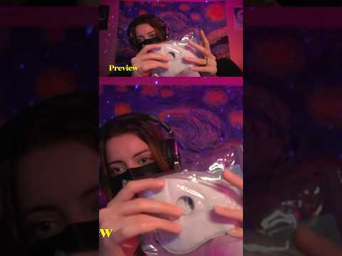 😷 ASMR Face Mask Sounds Preview | Crinkles, Tapping & Whispering 💤