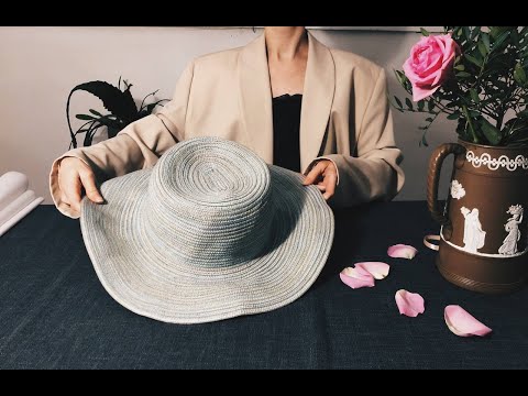 ASMR thrift haul | home decor | fabric sounds | wrapping designer dress | whispering 🌸