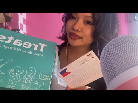 ASMR ~ eating Filipino snacks 🇵🇭 || trying International snacks #3 (ft. TryTreats)