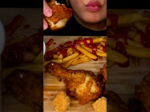 KFC Chicken #shorts #asmr #fastfood #kfc