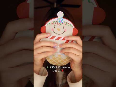 Time for your cozy bedtime 😴📕🕯☃️ #asmr #asmrchristmas #asmrfacial