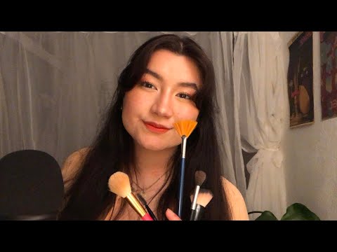 ASMR mic brushing (no talking)