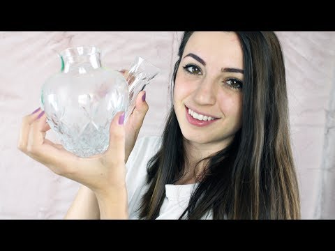 [ASMR] Binaural Tapping on Glass Objects (Whispered)