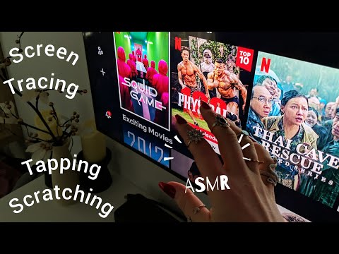 Screen Tapping and Tracing Fast ASMR (netflix tv tracing asmr)