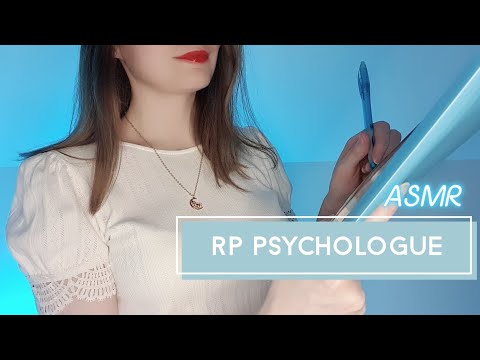 ASMR RP - PSYCHOLOGUE (Test Questionnaire 📝 Burn-Out?)