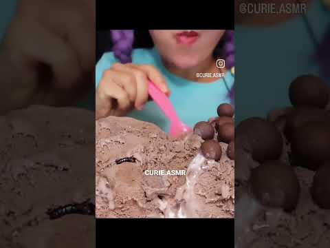 Brownie Ice Cream  #asmr #brownie #shorts #icecream 브라우니 아이스크림