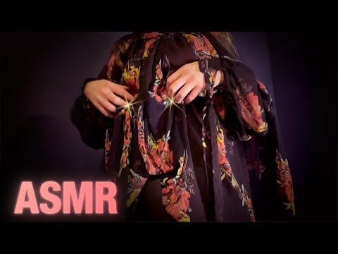 ASMR ✨ Intense Fabric Scratching ⚡️ Mesh Floral Blouse 💕 No Talking!