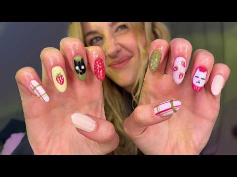 ASMR Doing My Nails 💖 Soft Spoken & Whispered Roleplay, Tapping, Filing, Brushing & Relaxation