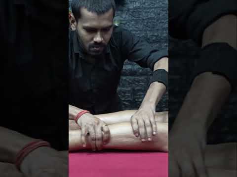 Unwind & De-Stress: Deep Tissue Leg Massage ASMR #shorts