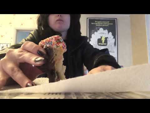 ASMR ~ sprinkles mukbang (no talking, white noise, lo fi)