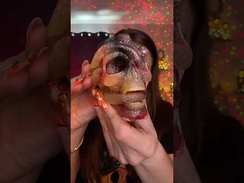Skull Edible Crystal #asmr #satisfying #crunchy #candy #asmreating
