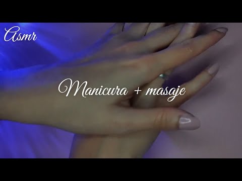 ASMR ME PINTO LAS UÑAS + TE CANTO CANCIONES + SONIDOS RELAJANTES + MASAJE DE MANOS