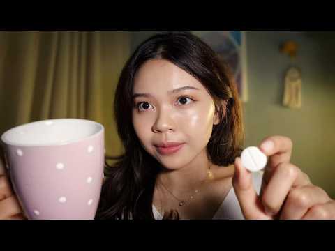 ASMR Thai Bestie Take Care of You When You're so Sick 🤒🍵 ป่วยหนักแต่มีพี่สาวใจดีมาดูแล