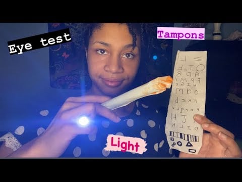 ASMR - Light Eye Test (Bridgett)