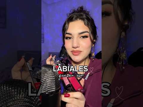 Probando 💄 LABIALES💄 que no uso #asmr