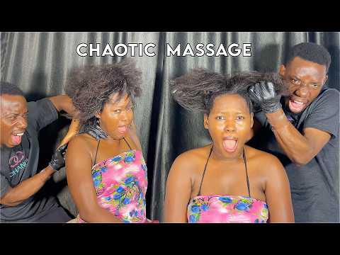 ASMR💫 Aggressive & Chaotic Head  , Neck ,Back , shoulder and Ear Massage for Deep Sleep