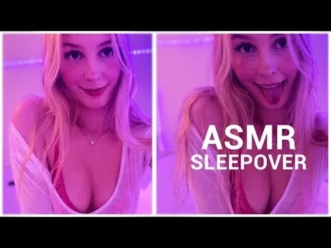 ASMR Cute Girlfriend Sleepover