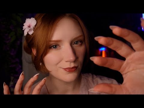 ASMR 🥺Gentle Mirrored Touch,Tracing 💆‍♀️ Long nails, Mic scratching, Light chopsticks 🥢
