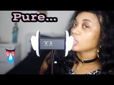 ASMR👅👅💦 Ear Eating (Pure Natural Lips👄💦)