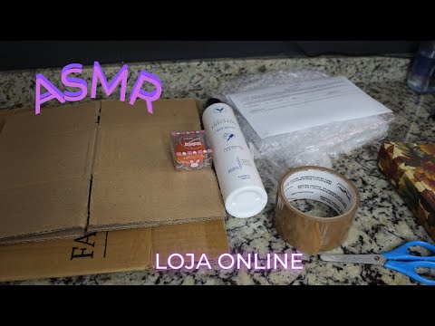 ASMR | Embalando pedido da minha loja ON-LINE