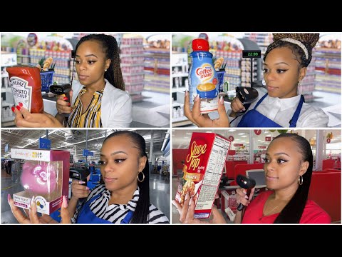 ASMR | 🏪 2 Hrs Of Nosy + Gossipy Cashier Checks You Out Roleplay | Compilation For Work/Study/Sleep