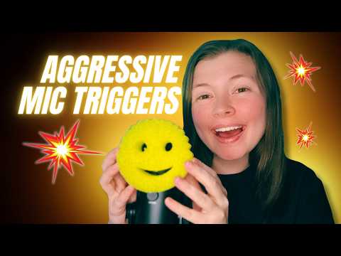 ASMR Fast and Aggresive Mic Triggers That Will Melt Your Brain