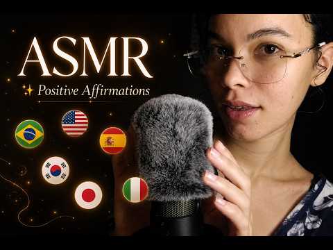 ASMR Afirmações Positivas em 6 Idiomas 🌍 | Positive Affirmations in 6 Languages 🌙